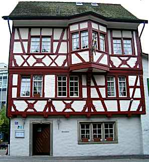 Winterthur: timber-framed house